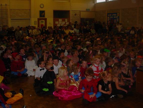 Assembly on Super Hero Day