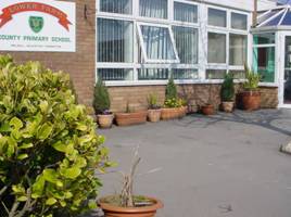 Front of school