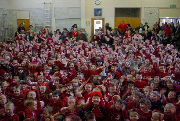 Assembly on Red Nose Day